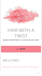 Mobile Screenshot of hairwithatwist.com